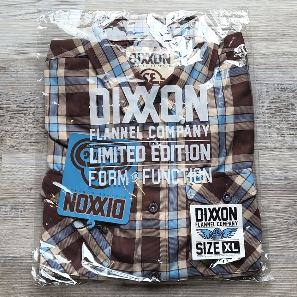NIB DIXXON Men's Flannel "SE Racing" Limited Edition